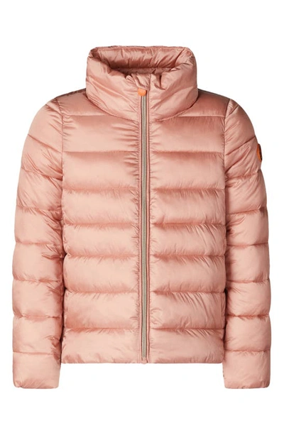 Save The Duck Kids' Evie Puffer Jacket In Cheeks Pink
