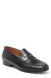 Curatore Lucca Leather Penny Loafer In Black