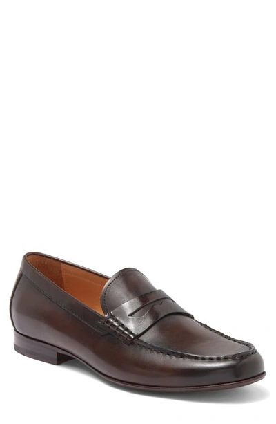 Curatore Lucca Leather Penny Loafer In T. Moro