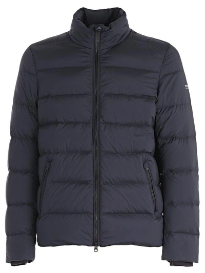 Woolrich Sierra Padded Jacket In Melton Blue
