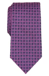 Ted Baker Warren Neat Silk Blend Tie In Magenta