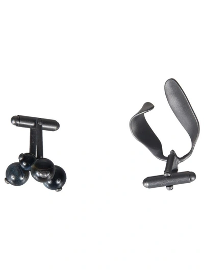 Brioni Vischio Cufflinks In Black