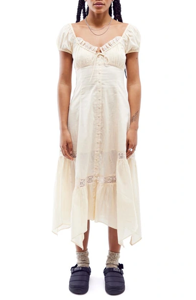 adelie puff sleeve midi dress Adelie Maxi Dress | Champagne | Womens