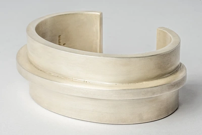 Parts Of Four Ultra Reduction Ridge Bracelet (30mm, As) In Acid Silver