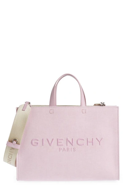 Givenchy Medium Canvas G-tote In Pink