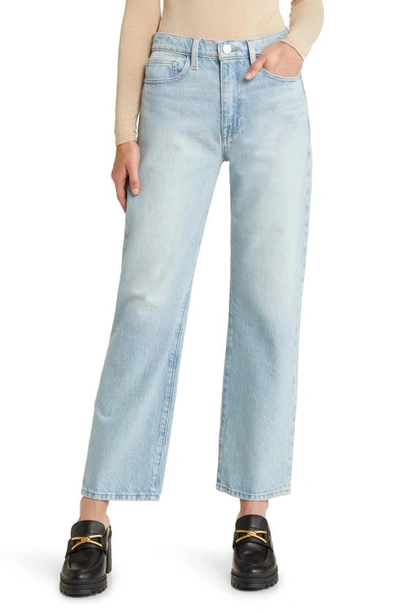 Frame Le Jane Ankle Wide Leg Jeans In Calm Waters