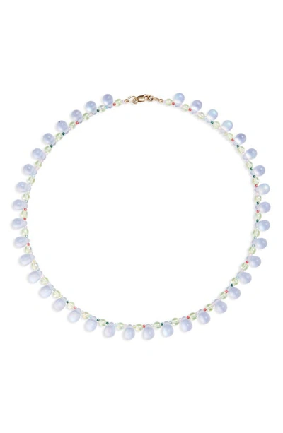 Isshi Raindrop Necklace In Blue