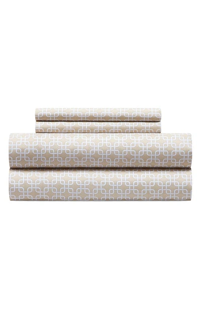 Chic Luciana Waffle Sheet Set In Neutral