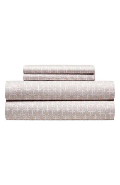 Chic Luciana Waffle Sheet Set In Pink
