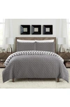 Chic Maritoni Reversible Comforter Set In Grey