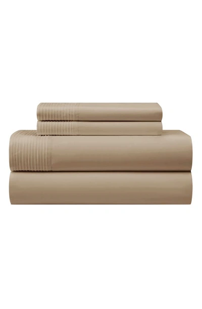 Chic Marcel Morgan Sheet Set In Taupe