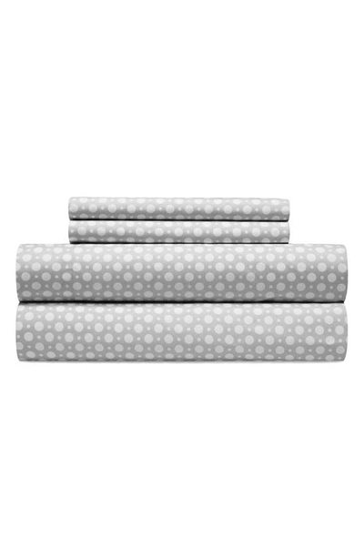 Chic Maylee 4-piece Sheet Set In Gray