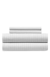 Chic Carter Stripe 4-piece Sheet Set In Grey