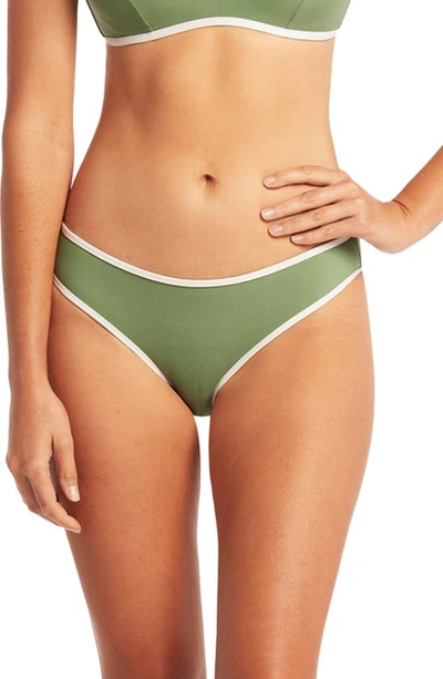 Sea Level Bikini Bottoms In Olive