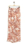Nanette Lepore Smocked Wide Leg Pants In Gingerbread Print