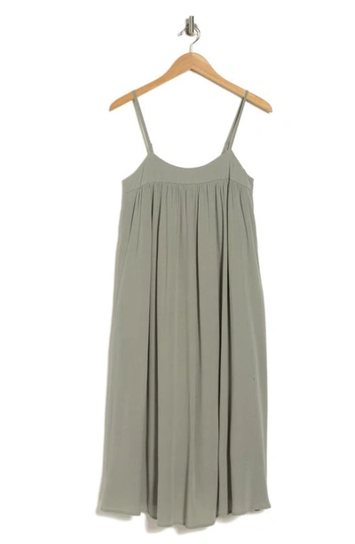 Wishlist Cami Midi Shift Dress In Sage