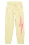 Play Six Kids' French Terry Joggers In Citrus