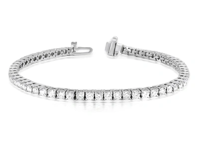 Diana M. 4.75 Carat Diamond Tennis Bracelet In White