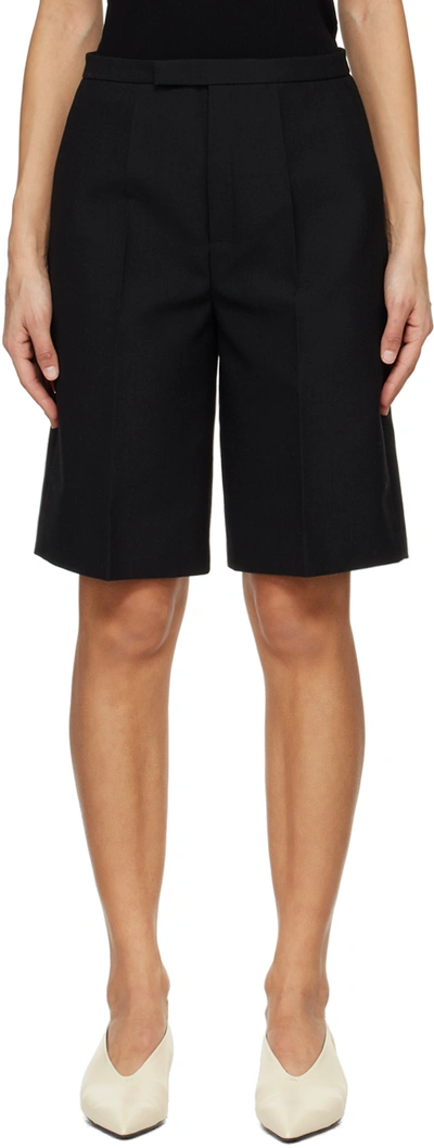 Rohe Wool Shorts In Black