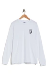 Billionaire Boys Club Helmet Long Sleeve Graphic T-shirt In White