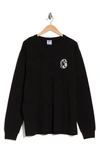 Billionaire Boys Club Helmet Long Sleeve Graphic T-shirt In Black
