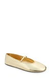 Jeffrey Campbell Dancerina Ballet Flat In Gold