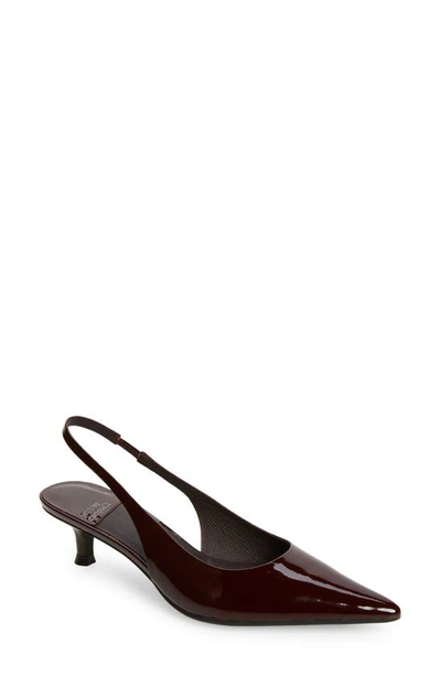 Jeffrey Campbell Persona Slingback Pump In Wine