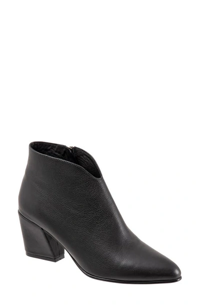 Bueno Sophie Block Heel Bootie In Black