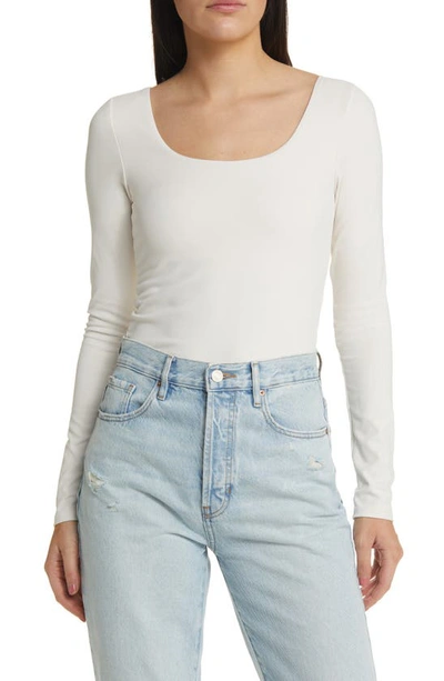 Pacsun Eden Bodysuit In White Sand