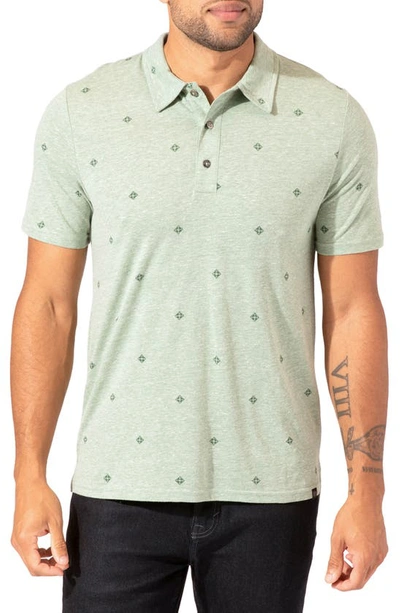 Threads 4 Thought Foulard Dot Polo In Cactus