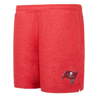 Concepts Sport Red Tampa Bay Buccaneers Powerplay Fleece Shorts