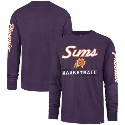 47 ' Purple Phoenix Suns 2023/24 City Edition Triplet Franklin Long Sleeve T-shirt