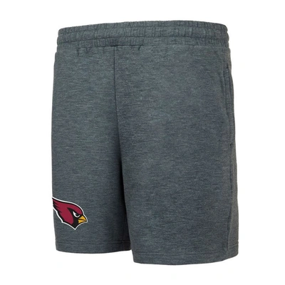 Concepts Sport Charcoal Arizona Cardinals Powerplay Tri-blend Fleece Shorts