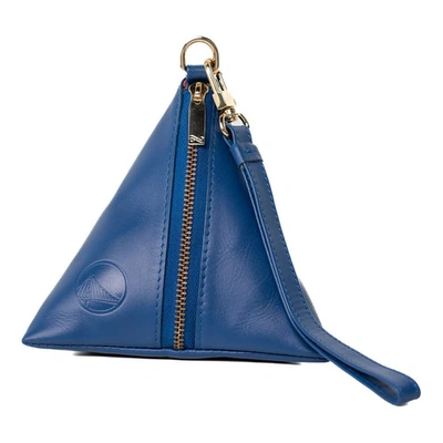 Lusso Golden State Warriors Rhea Dumpling Wristlet In Blue