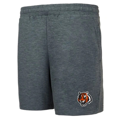 Concepts Sport Charcoal Cincinnati Bengals Powerplay Fleece Shorts