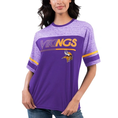 G-iii 4her By Carl Banks Purple Minnesota Vikings Track T-shirt