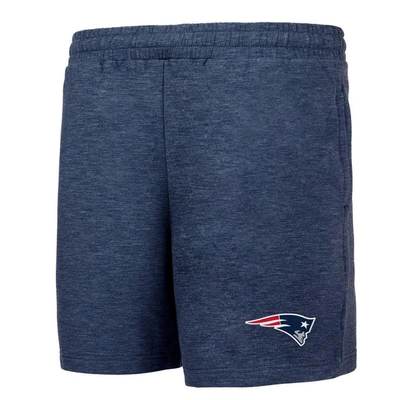Concepts Sport Navy New England Patriots Powerplay Tri-blend Fleece Shorts