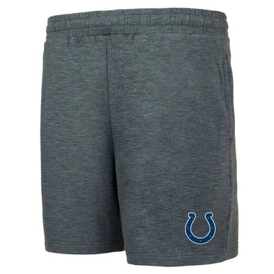 Concepts Sport Charcoal Indianapolis Colts Powerplay Fleece Shorts