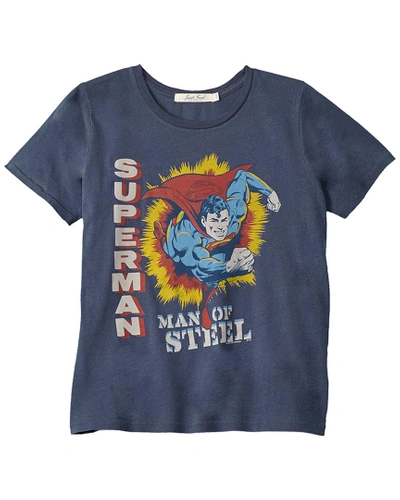 Junk Food Graphic T In Blue