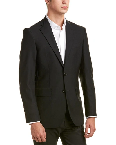 Brooks Brothers Madison Fit Wool In Black