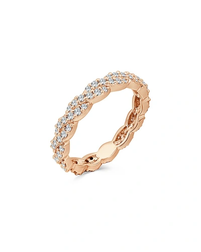 Sabrina Designs 14k Rose Gold 0.53 Ct. Tw. Diamond Twist Ring