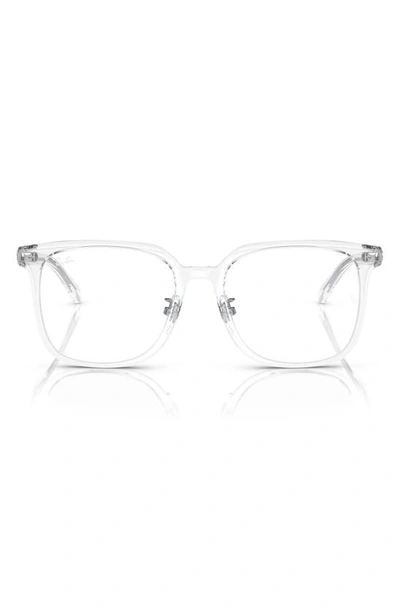 Ray Ban 54mm Square Optical Glasses In Turtledove