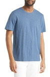 Treasure & Bond Slub Crew Cotton T-shirt In Blue Raindrop