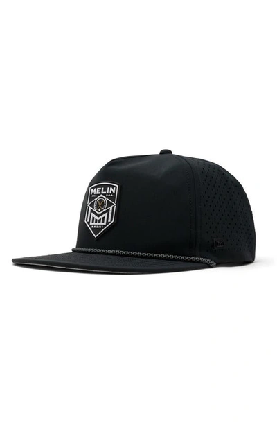 Melin Coronado Hydro Performance Snapback Hat In Black