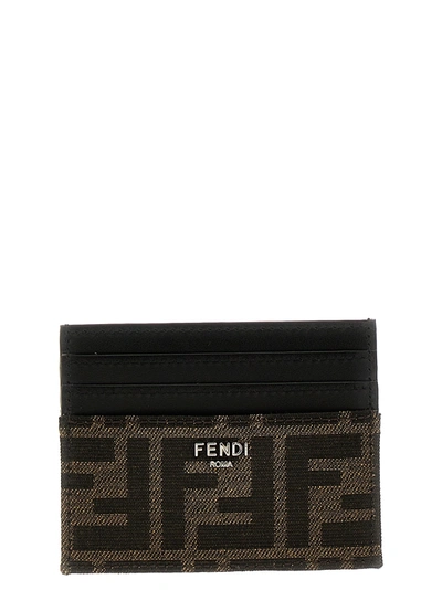 Fendi Ff Wallets, Card Holders In Black