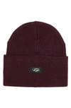 Ugg Knit Cuff Beanie In Port