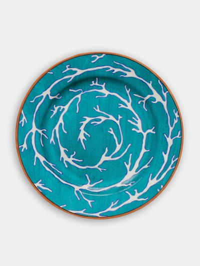 Pinto Paris Lagon Porcelain Charger Plate In Blue
