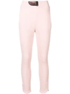 Mr & Mrs Italy Slim Cropped Leggings In Pink