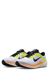 Nike Air Winflo 10 Running Shoe In White/ Volt/ Orange