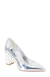 Bcbgeneration Midana Pointed Toe Pump In Silver